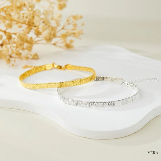 Pulsera Escultural Texturizada – Bravura | Véra