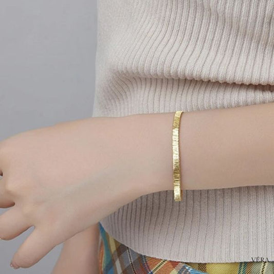 Pulsera Escultural Texturizada – Bravura | Véra